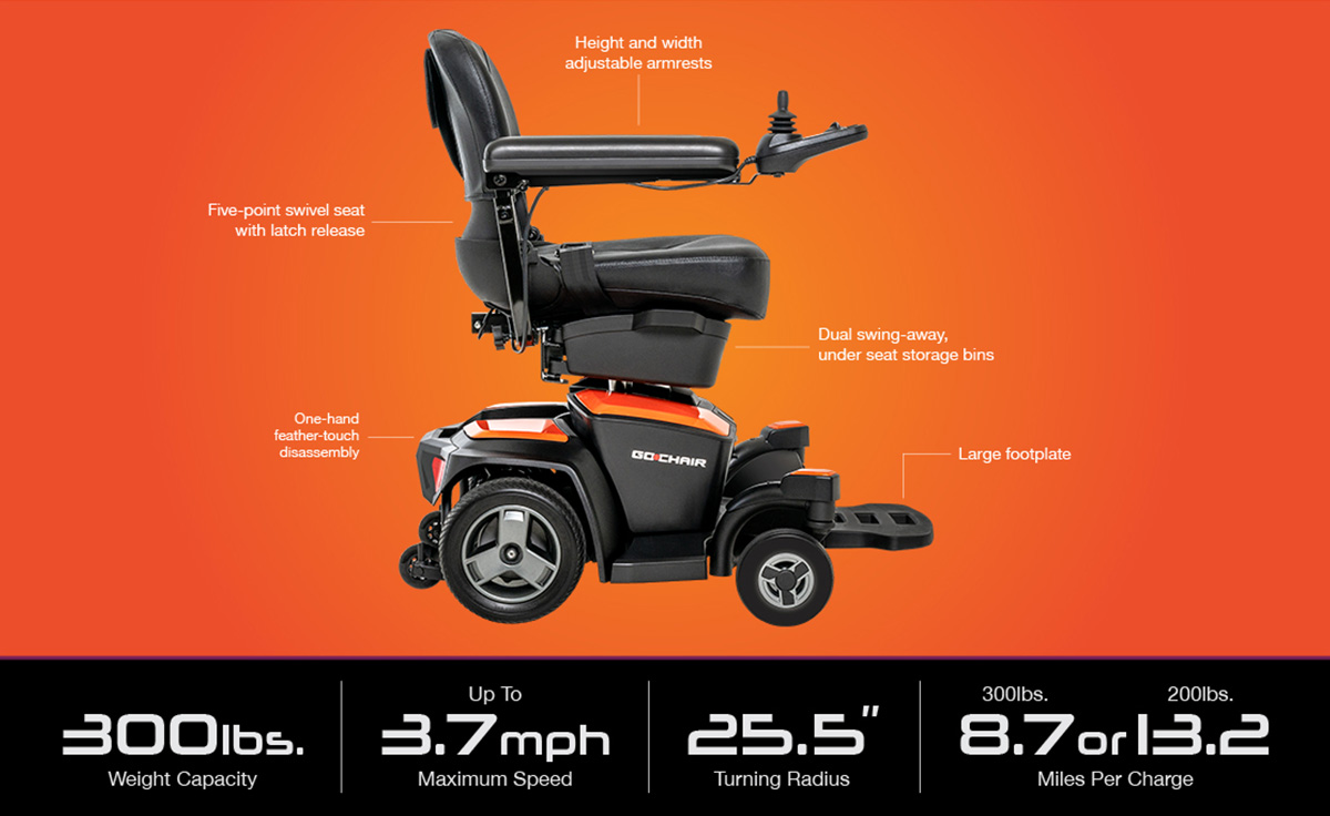 go chair specifications image