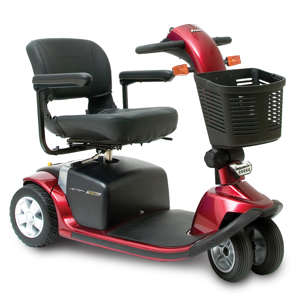 image of candy apple red maxima 4 wheel scooter