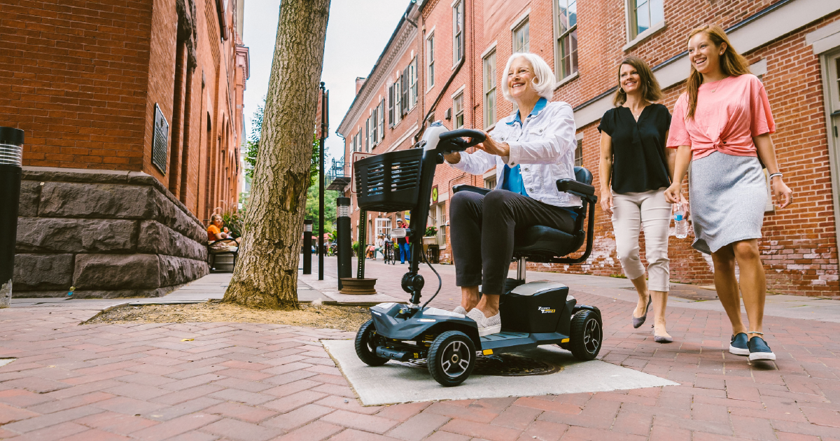 New Pride Zero Turn 10 (ZT10) 4-Wheel Mobility Scooter Max Speed 7 MPH –  Mobility Equipment for Less