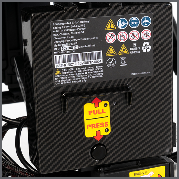 Add'l. 10Ah Airline-Compliant Battery**