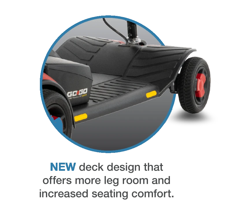 Go Go Elite Traveller Gen 3 sloped deck with more leg room